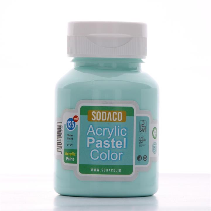 رنگ اکریلیک پاستلی 125 میل ویردین روشن کد acrylic PASTEL 2765